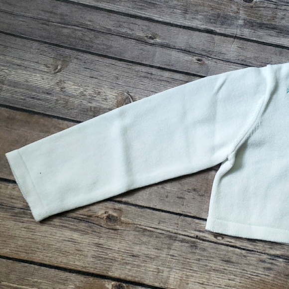 Janie and Jack Embroidered Crop Cardigan Sweater - Picture 5 of 8